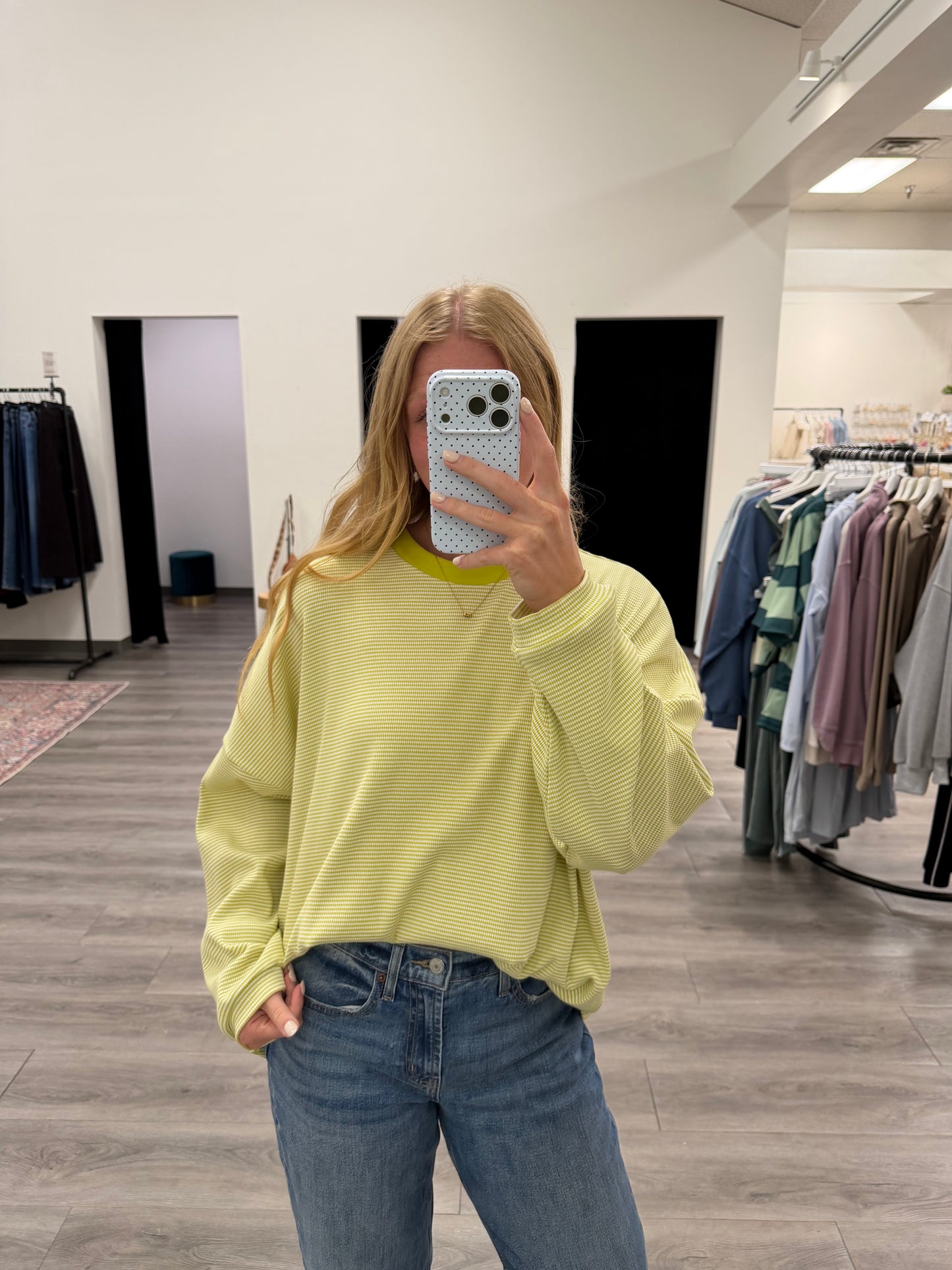 Ribbed Oversized Top
