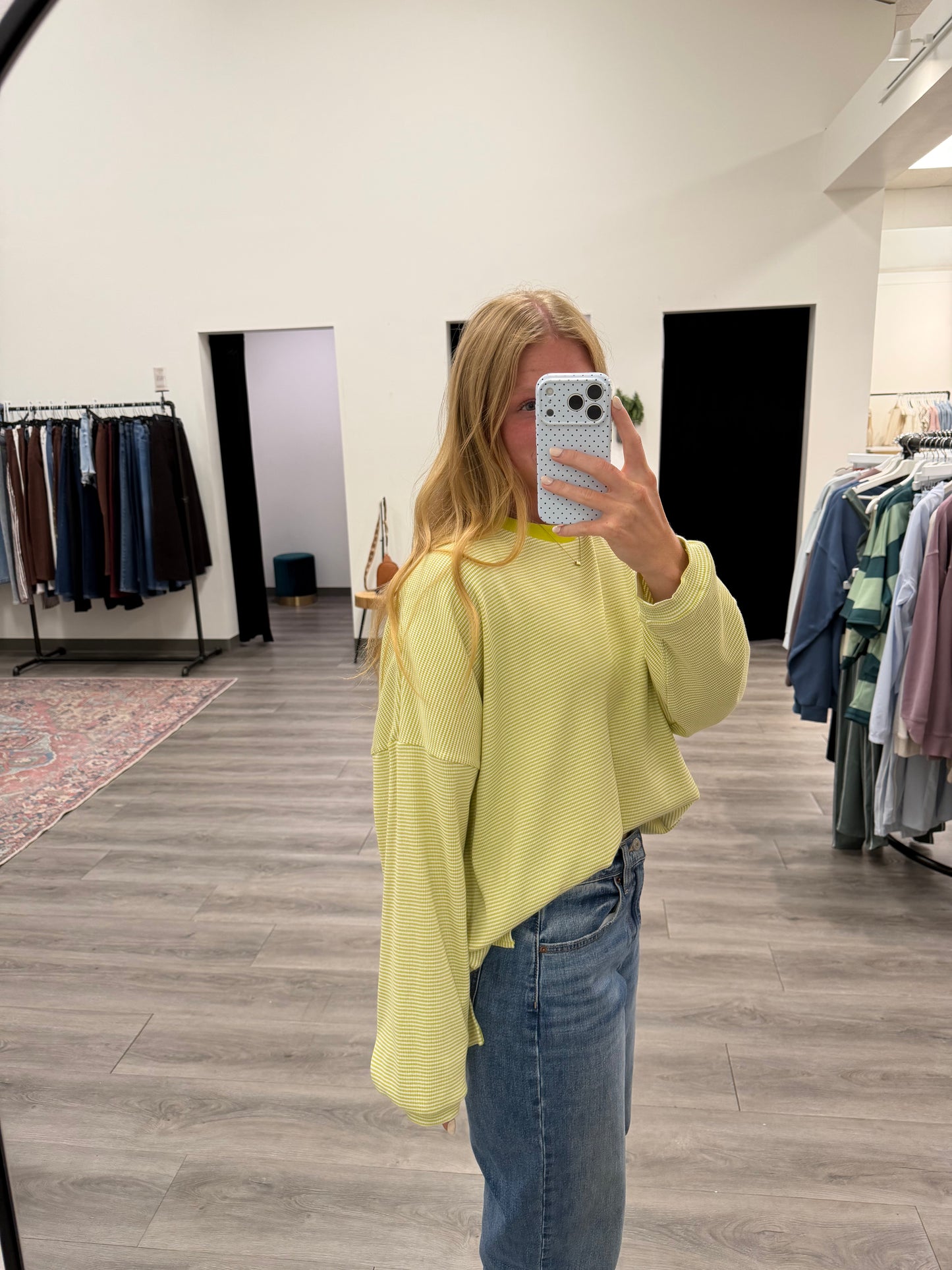 Ribbed Oversized Top