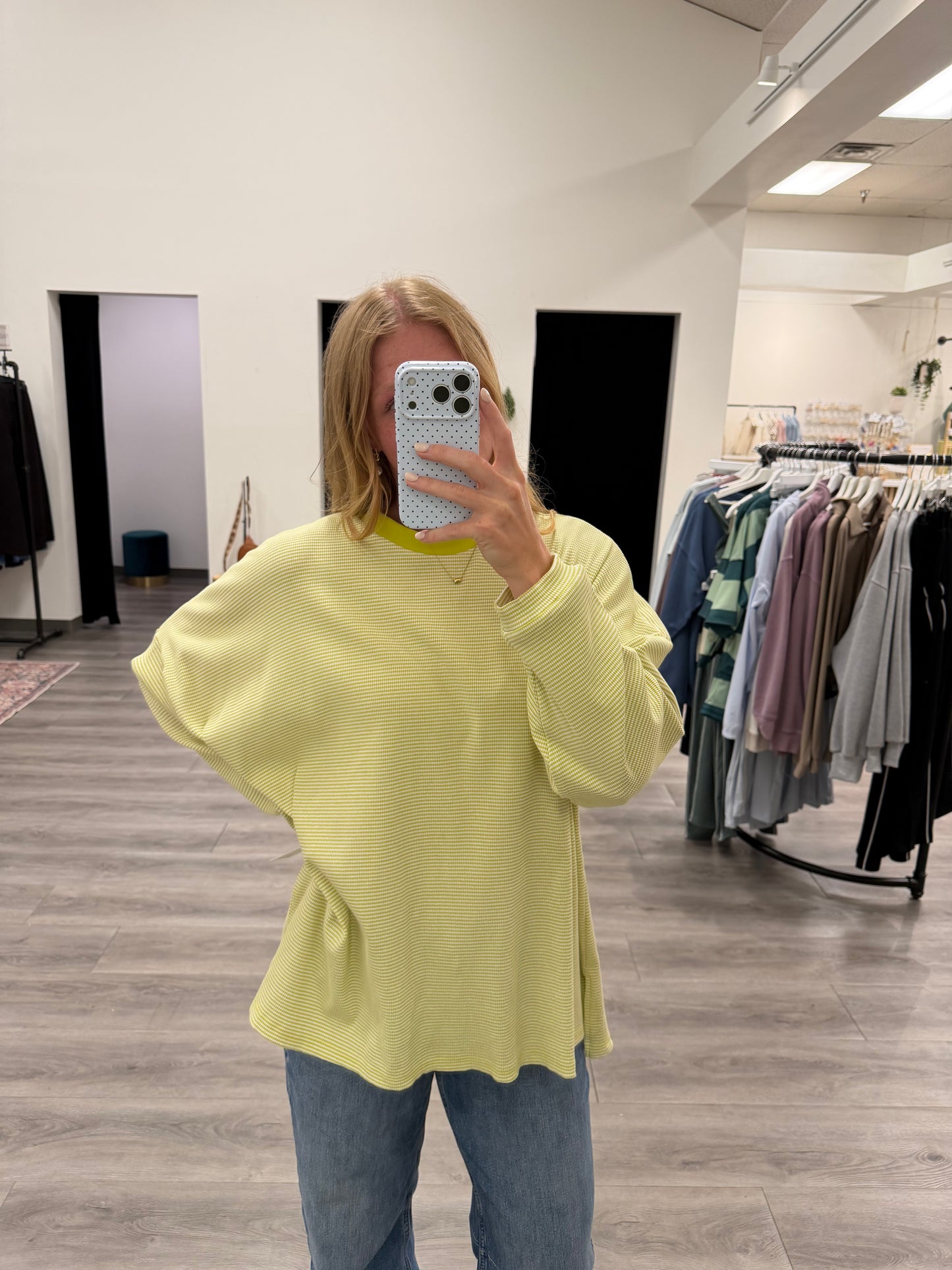 Ribbed Oversized Top