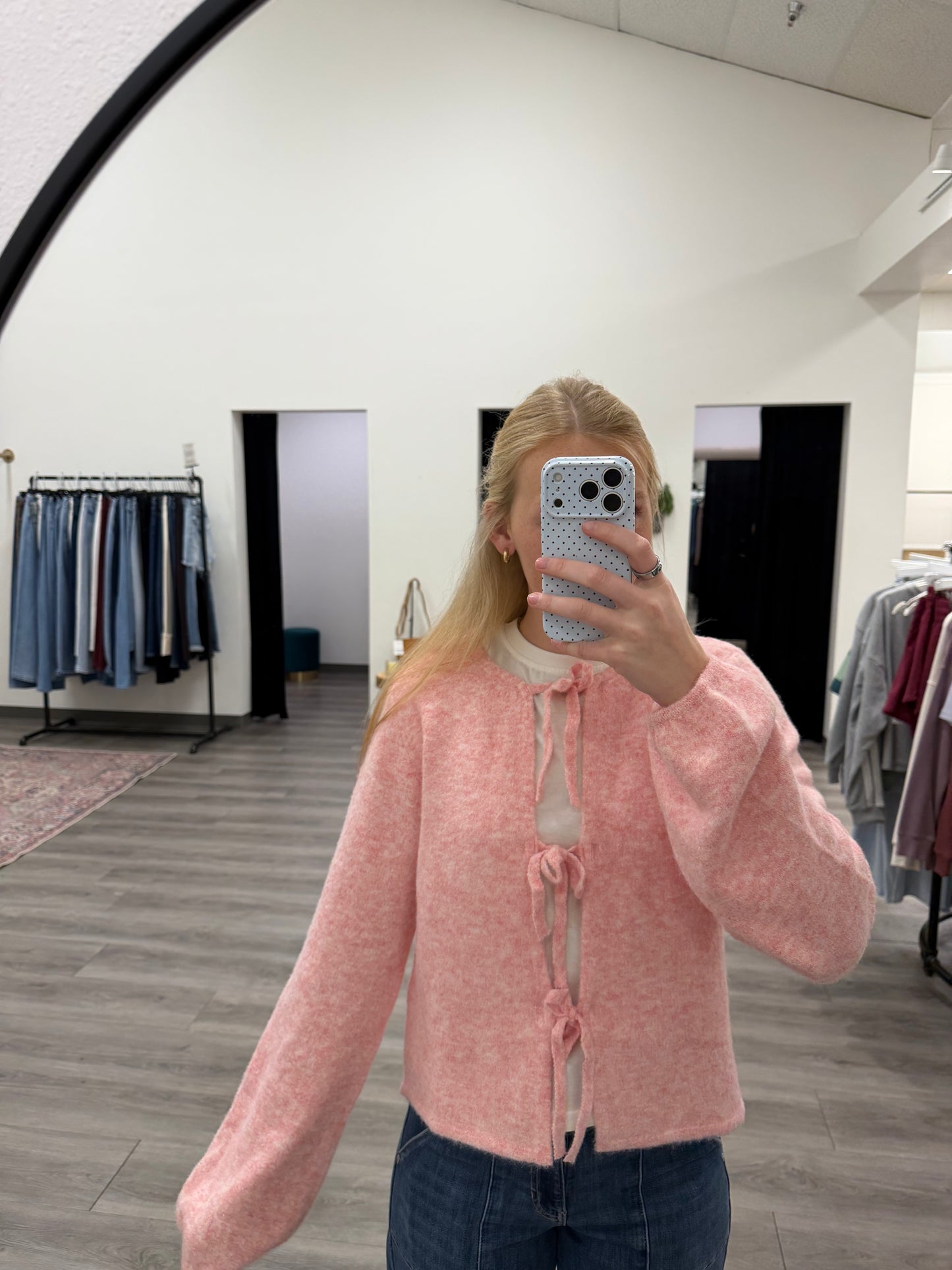 Front Tie sweater Cardigan