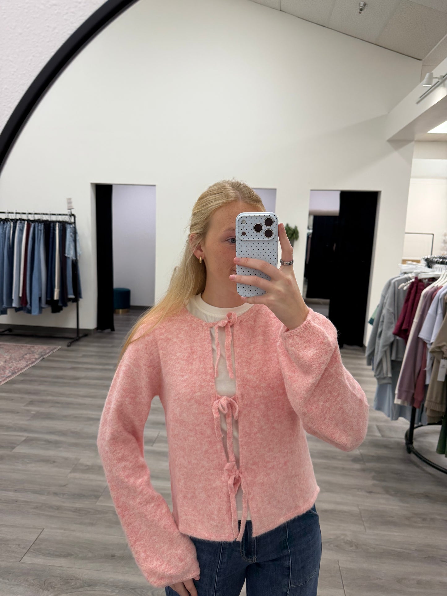 Front Tie sweater Cardigan
