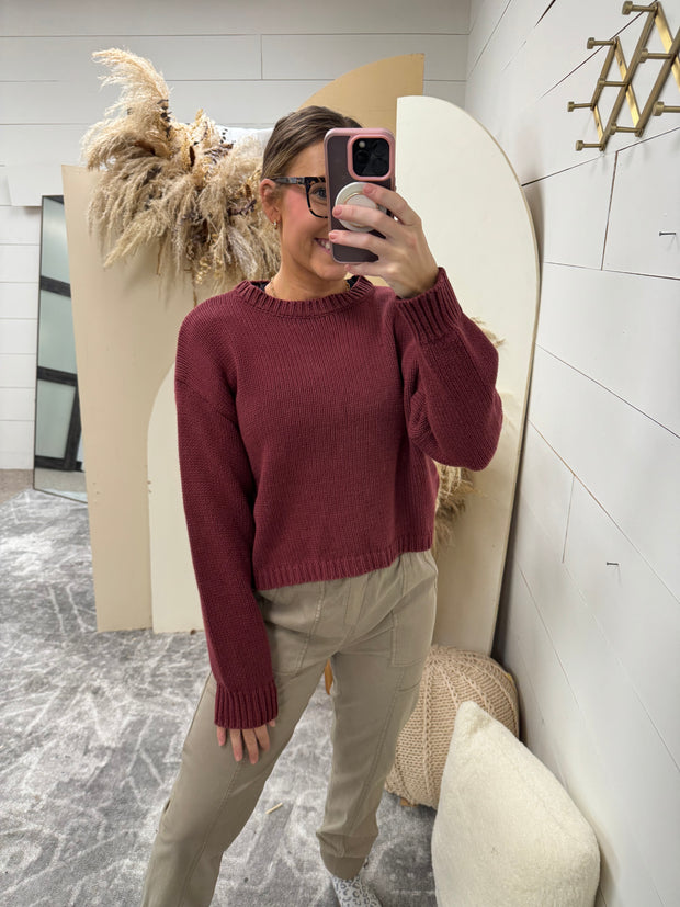 Waffle Knit Sweater