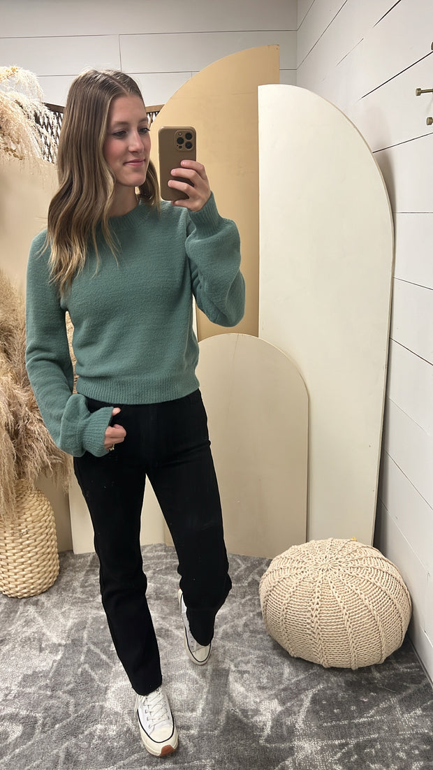 Cropped Classic Sweater