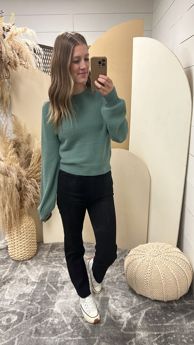 Cropped Classic Sweater