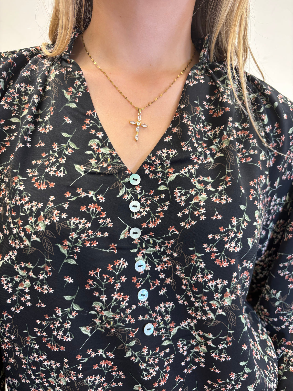Boho Button Blouse