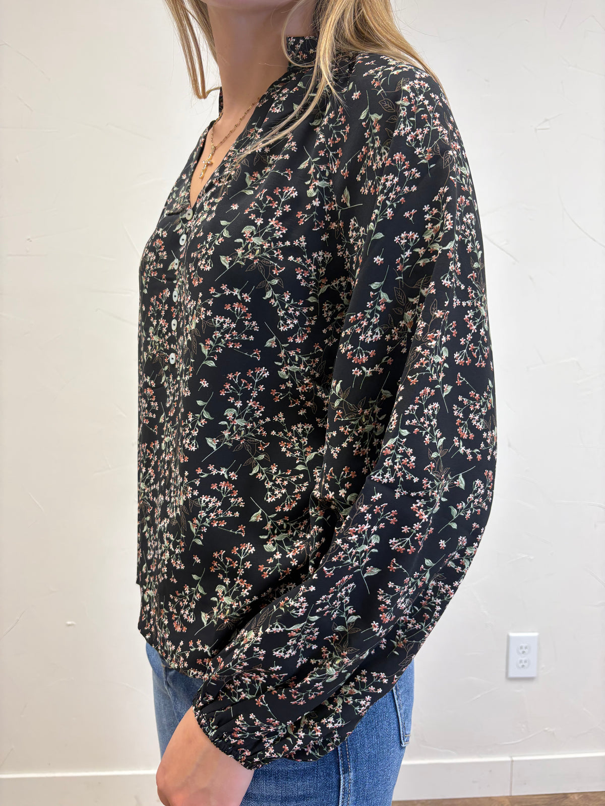 Boho Button Blouse