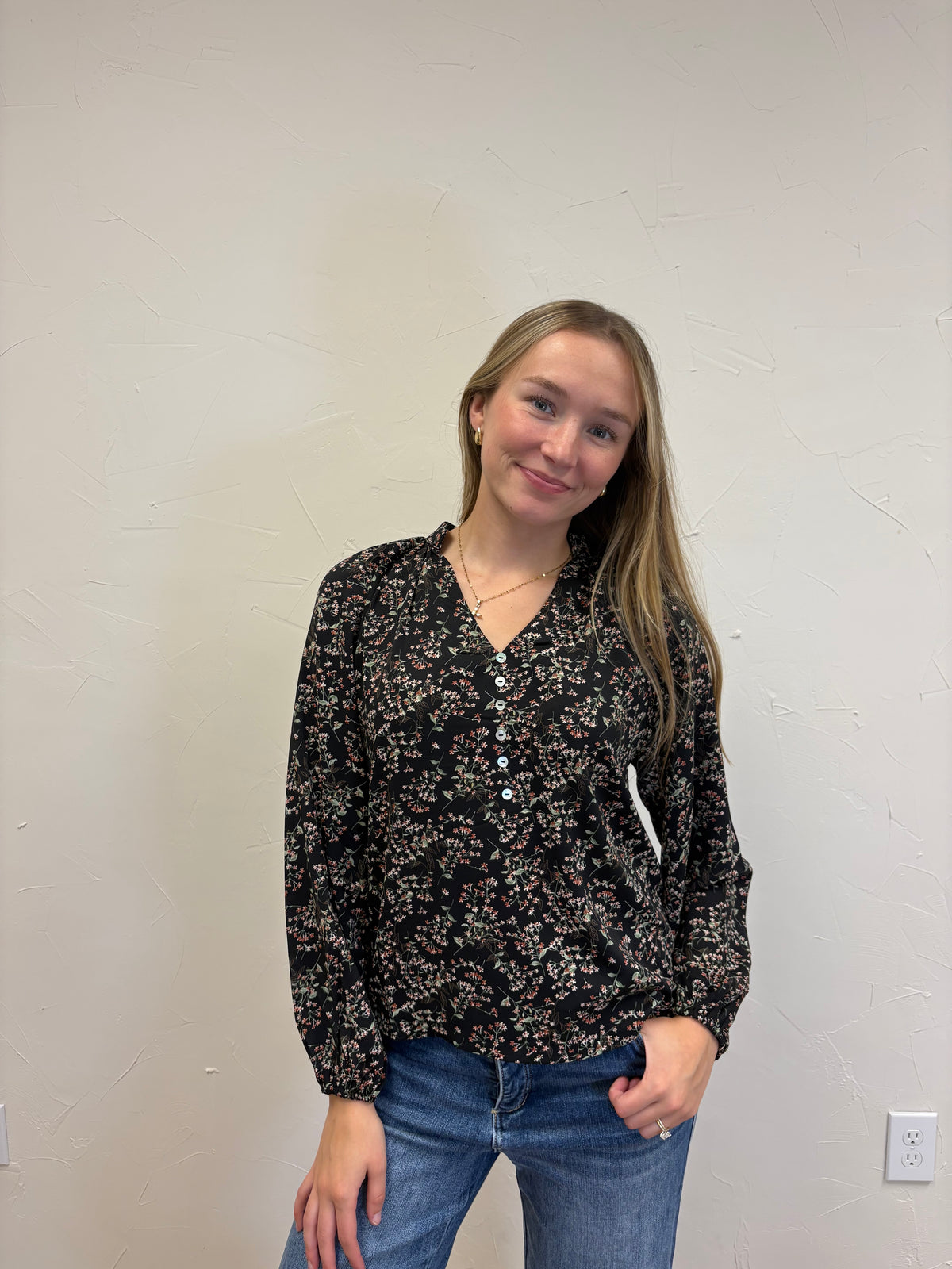 Boho Button Blouse