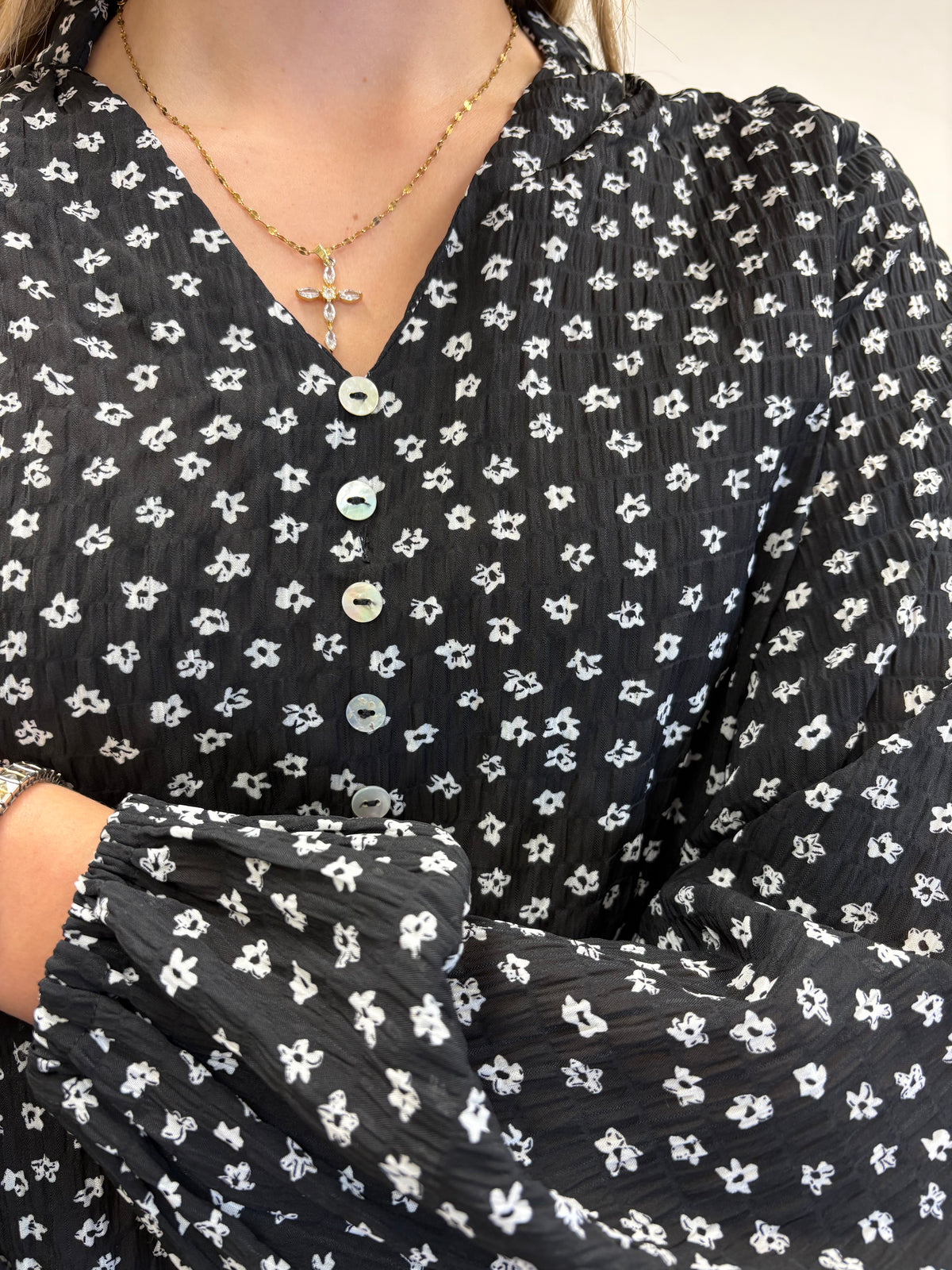 Boho Button Blouse