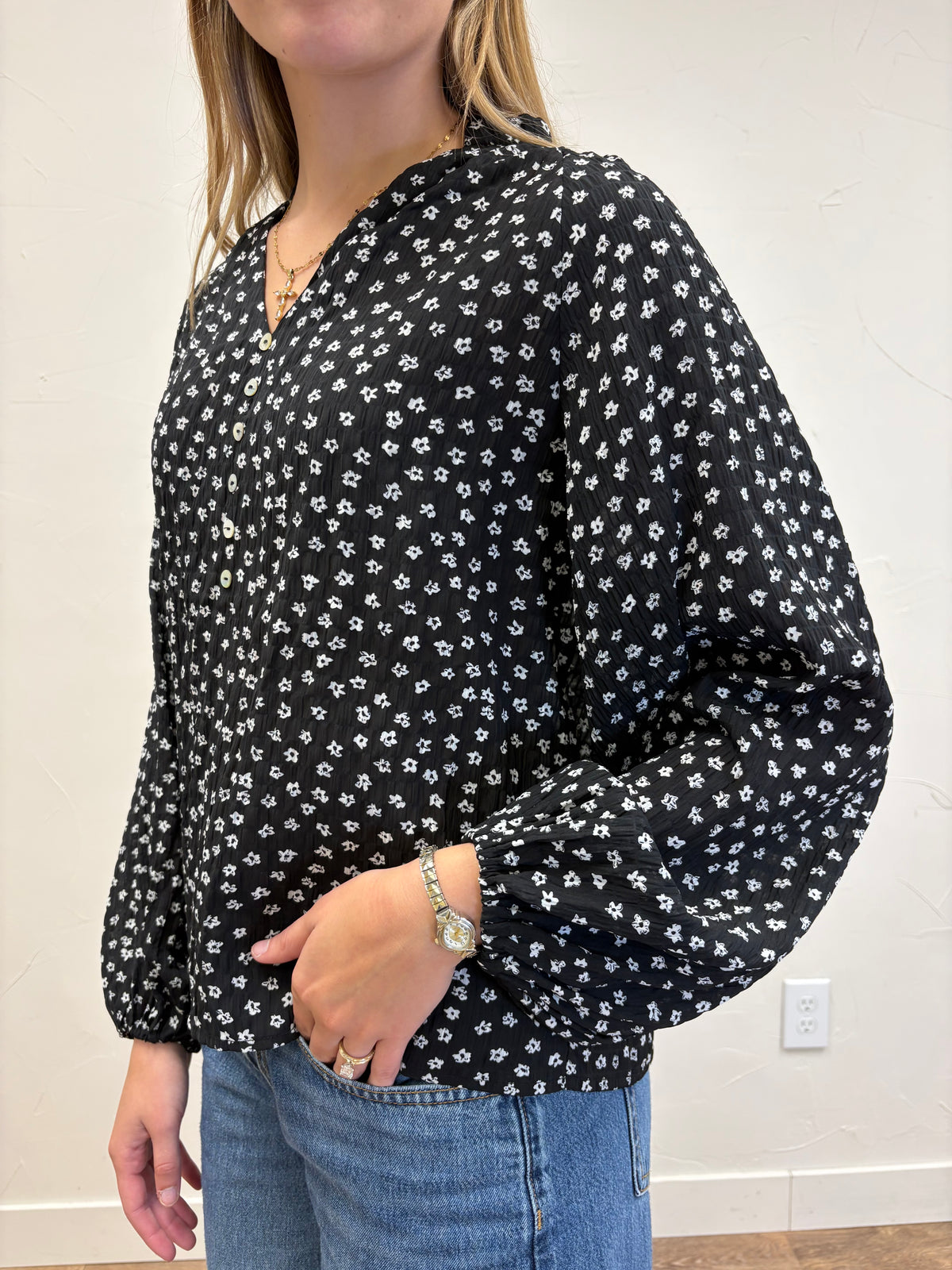 Boho Button Blouse