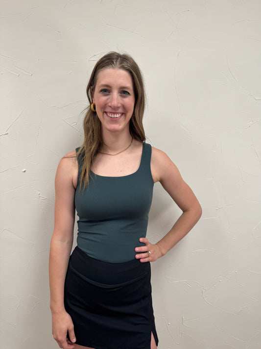 Square Neck Active Tank