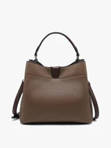 Tati Monogrammable Satchel w/ Shoulder Strap