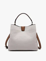 Tati Monogrammable Satchel w/ Shoulder Strap