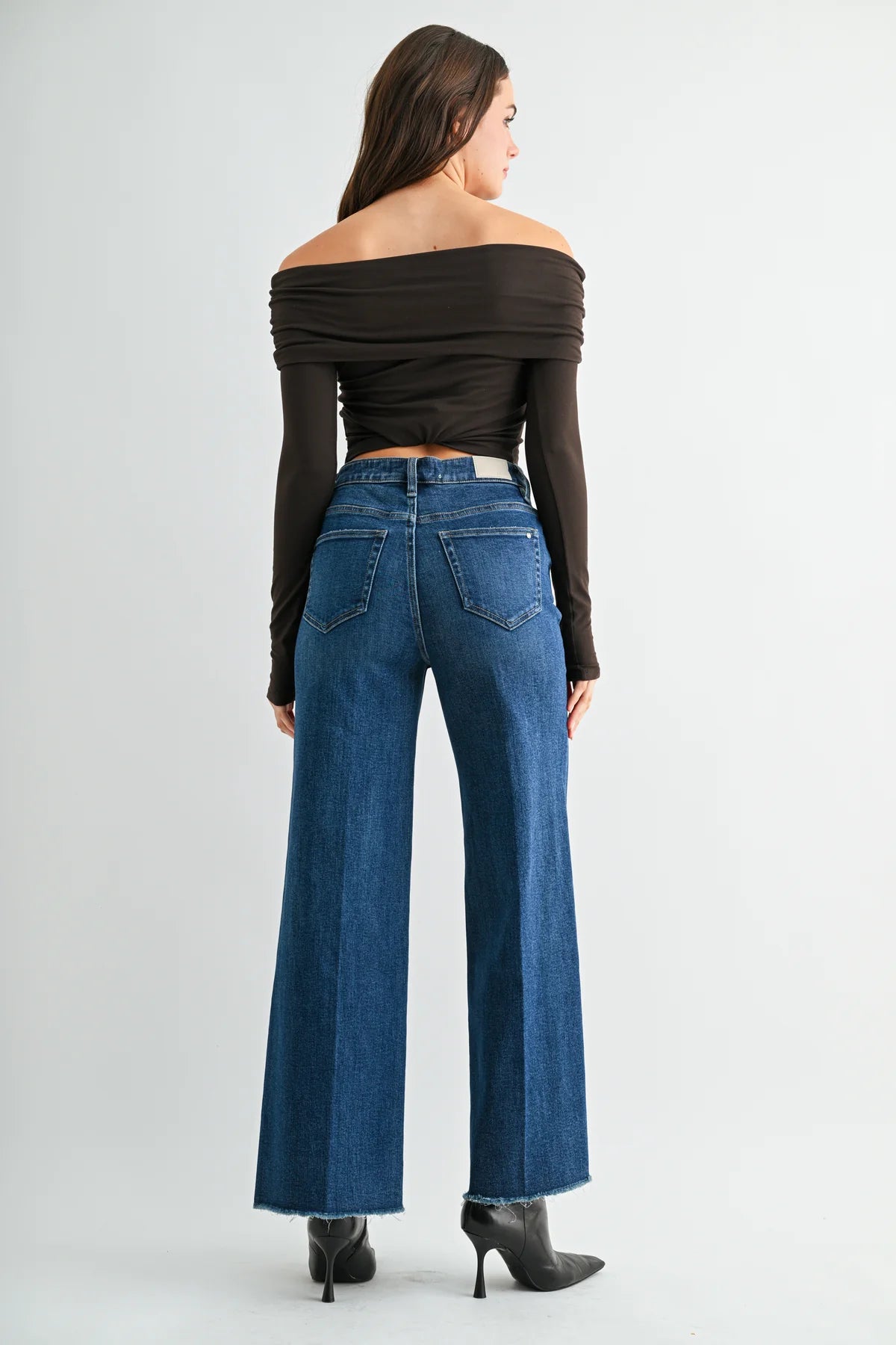 High Rise Wide Seam Trouser Hem