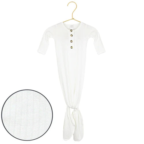 Wren Ribbed Knotted Gown