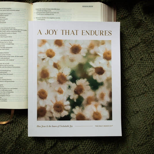 Close up of study guide cover featuring title and soft neutral design — Three:Twelve Boutique