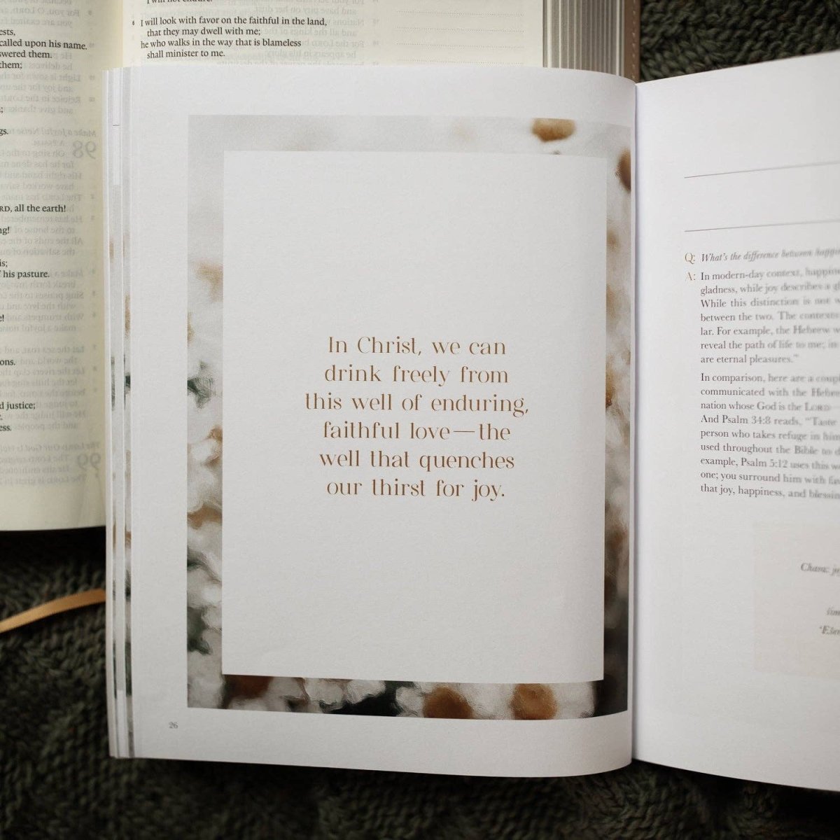 Close up of study guide cover featuring title and soft neutral design — Three:Twelve Boutique