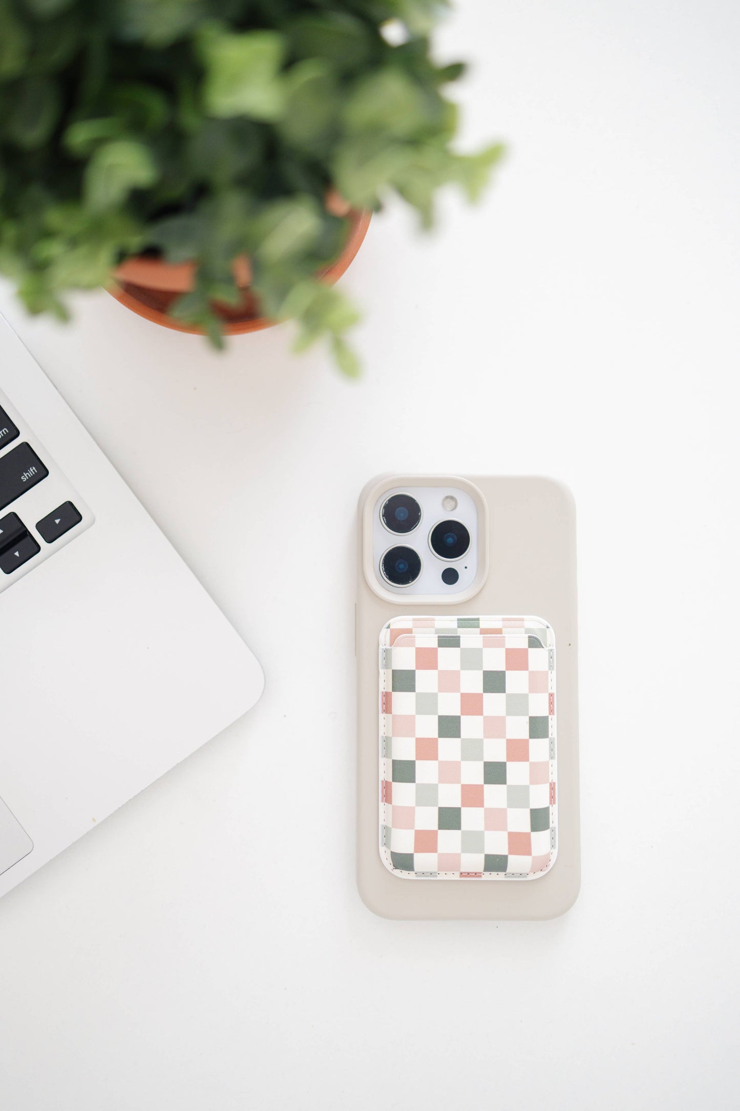 Magnet Phone Wallet, Magnetic card cash wallet: #5 Black Bow