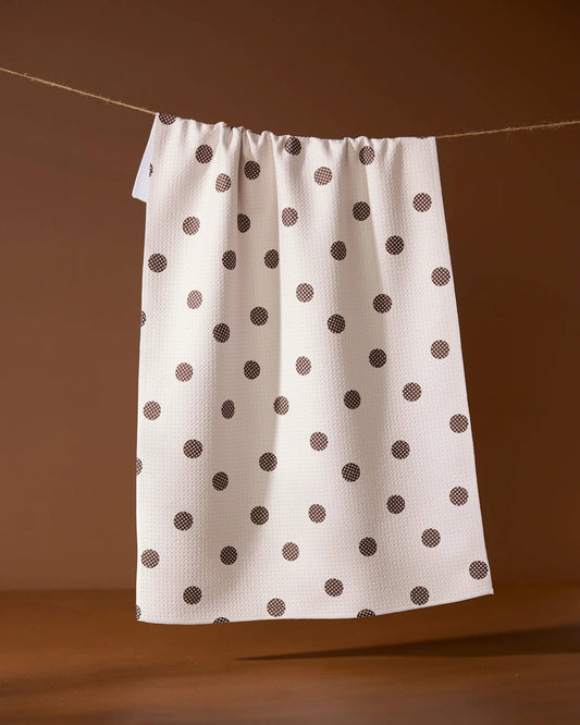 Polka Picnic Geometry Tea Towel