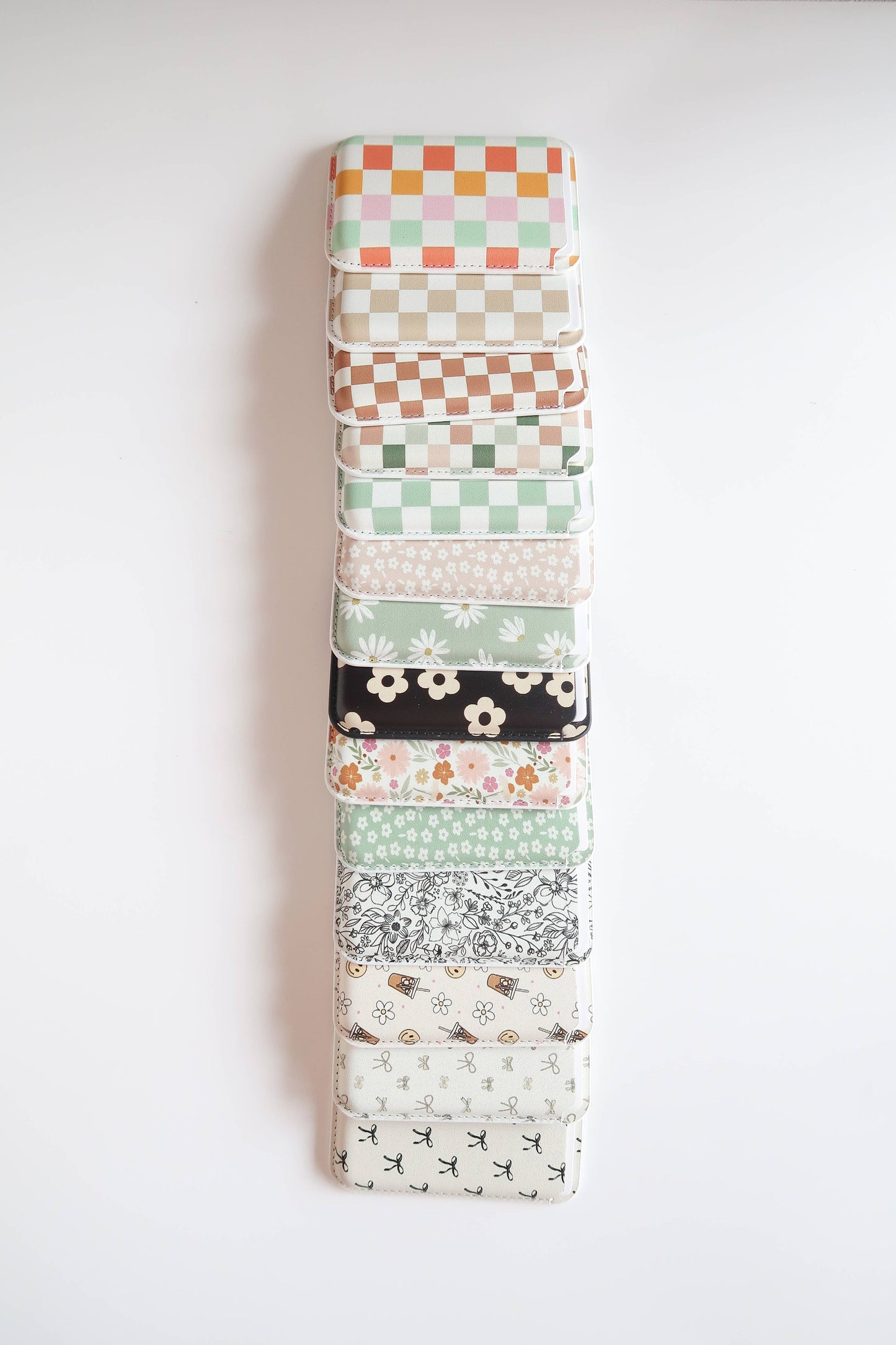 Magnet Phone Wallet, Magnetic card cash wallet: #5 Black Bow