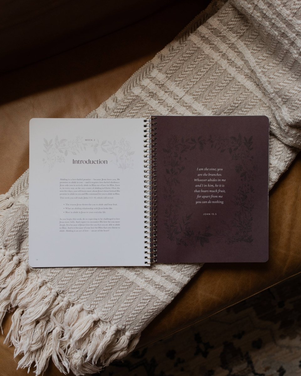 Abide Spiral Bible Study - Three:Twelve Boutique - The Daily Grace Co