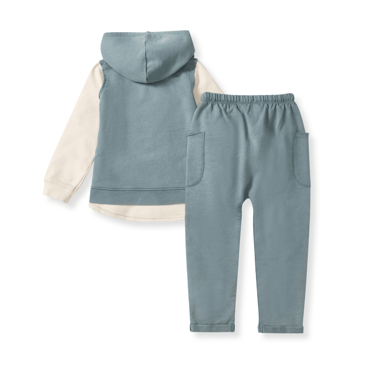 Acid Wash Sweatshirt & Pants Set - Three:Twelve Boutique - Burt's Bees Baby