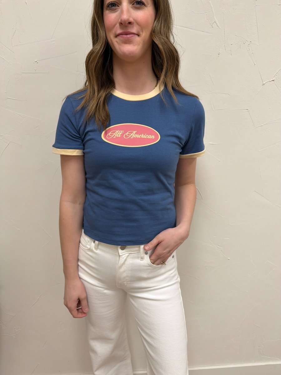 All American Short Sleeve Top – Classic Cotton Tee - Three:Twelve Boutique - Polagram