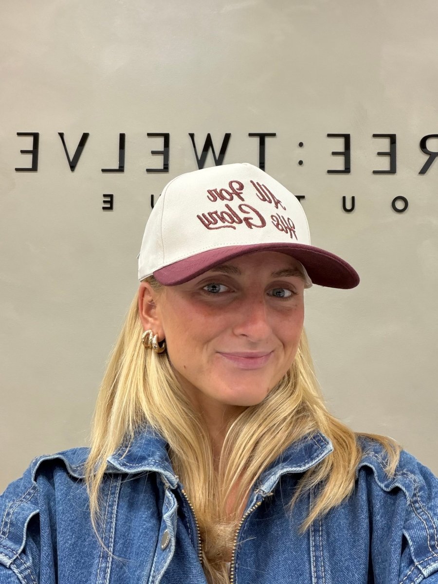 All for his glory two tone cotton hat - Three:Twelve Boutique - zenana