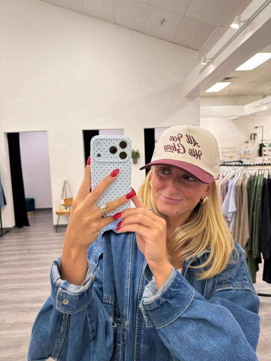 All for his glory two tone cotton hat - Three:Twelve Boutique - zenana