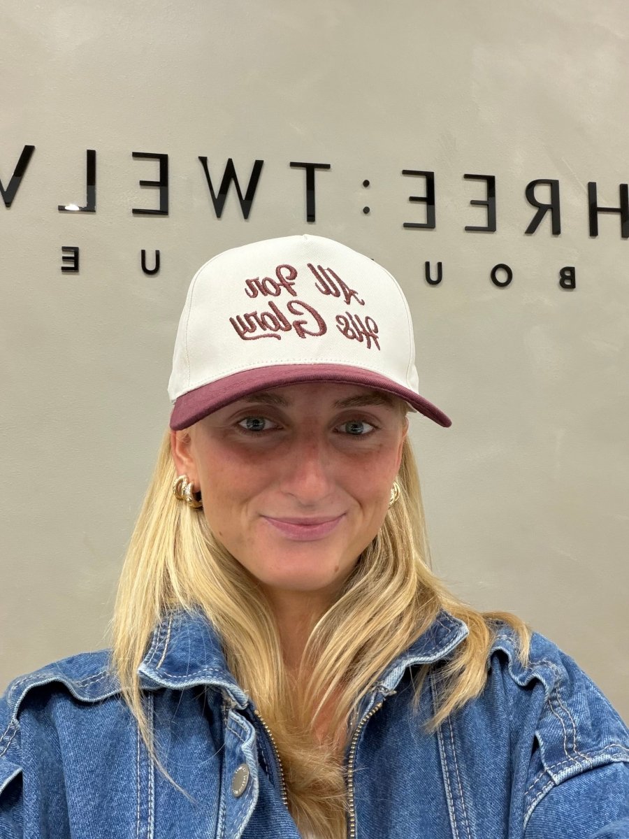 All for his glory two tone cotton hat - Three:Twelve Boutique - zenana