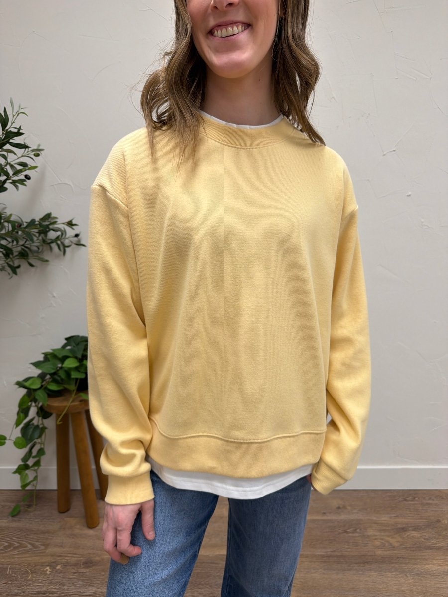 Always On Crew Twofer Pullover - Three:Twelve Boutique - By Together