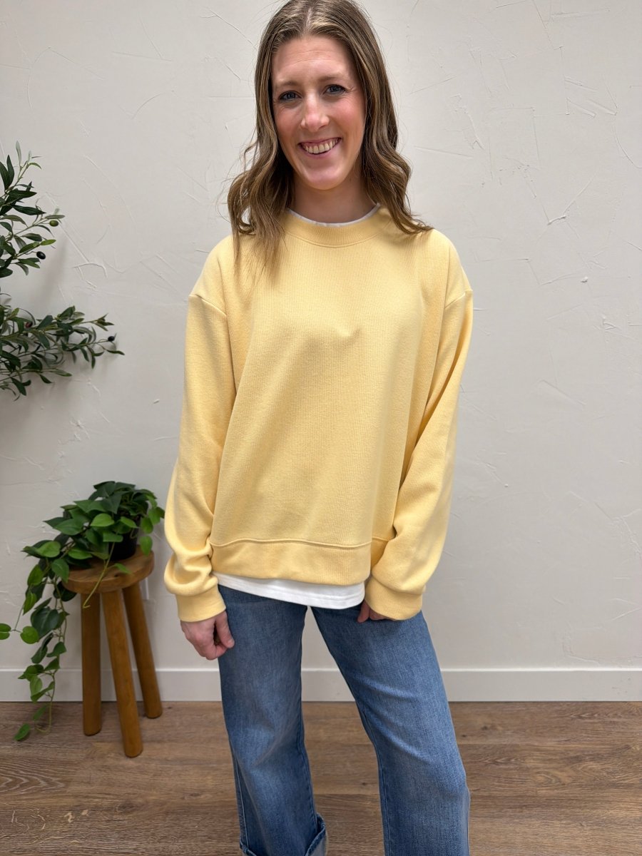 Always On Crew Twofer Pullover - Three:Twelve Boutique - By Together
