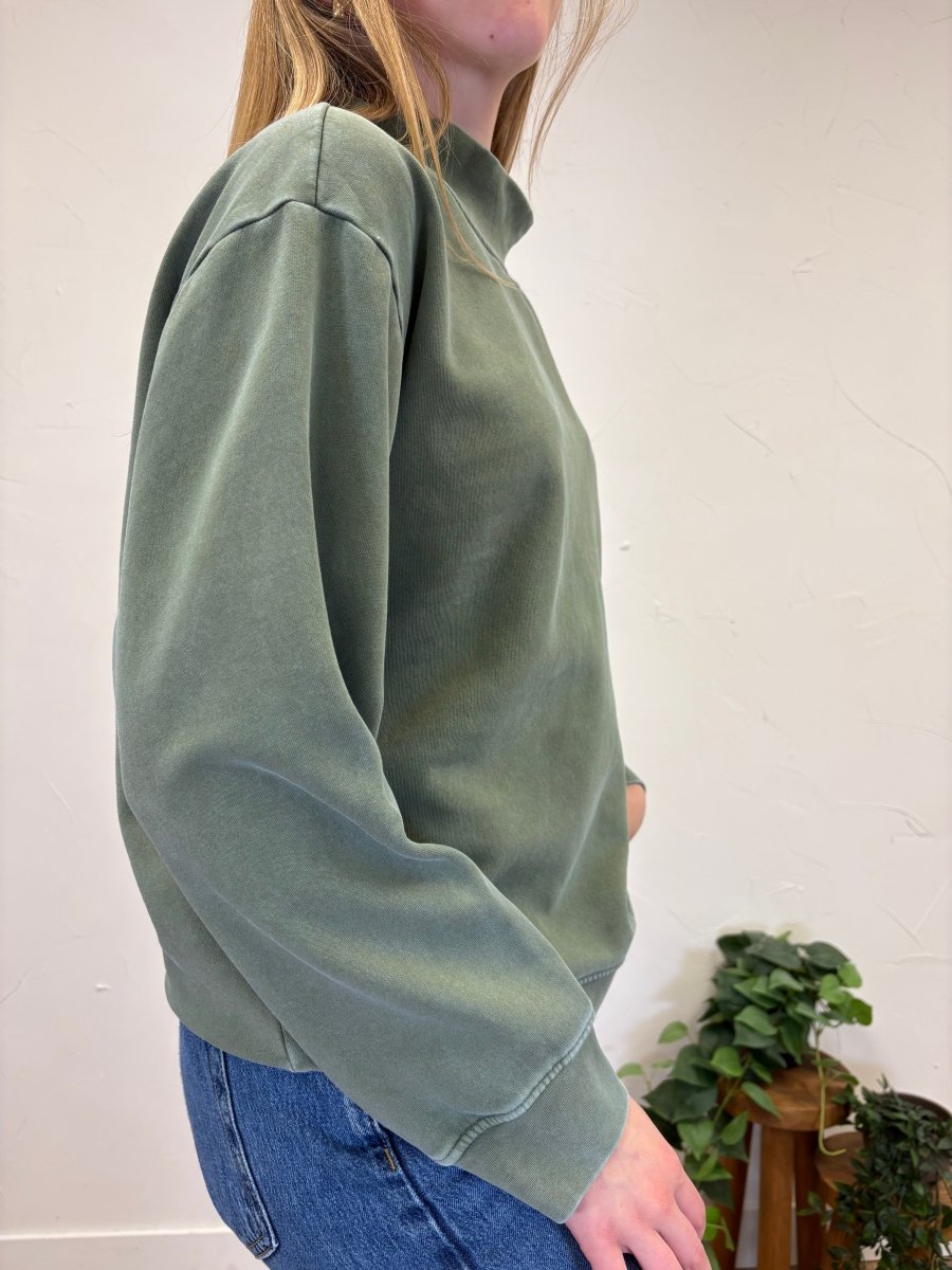 Ashford Mock neck Sweatshirt - Three:Twelve Boutique - Thread & Supply