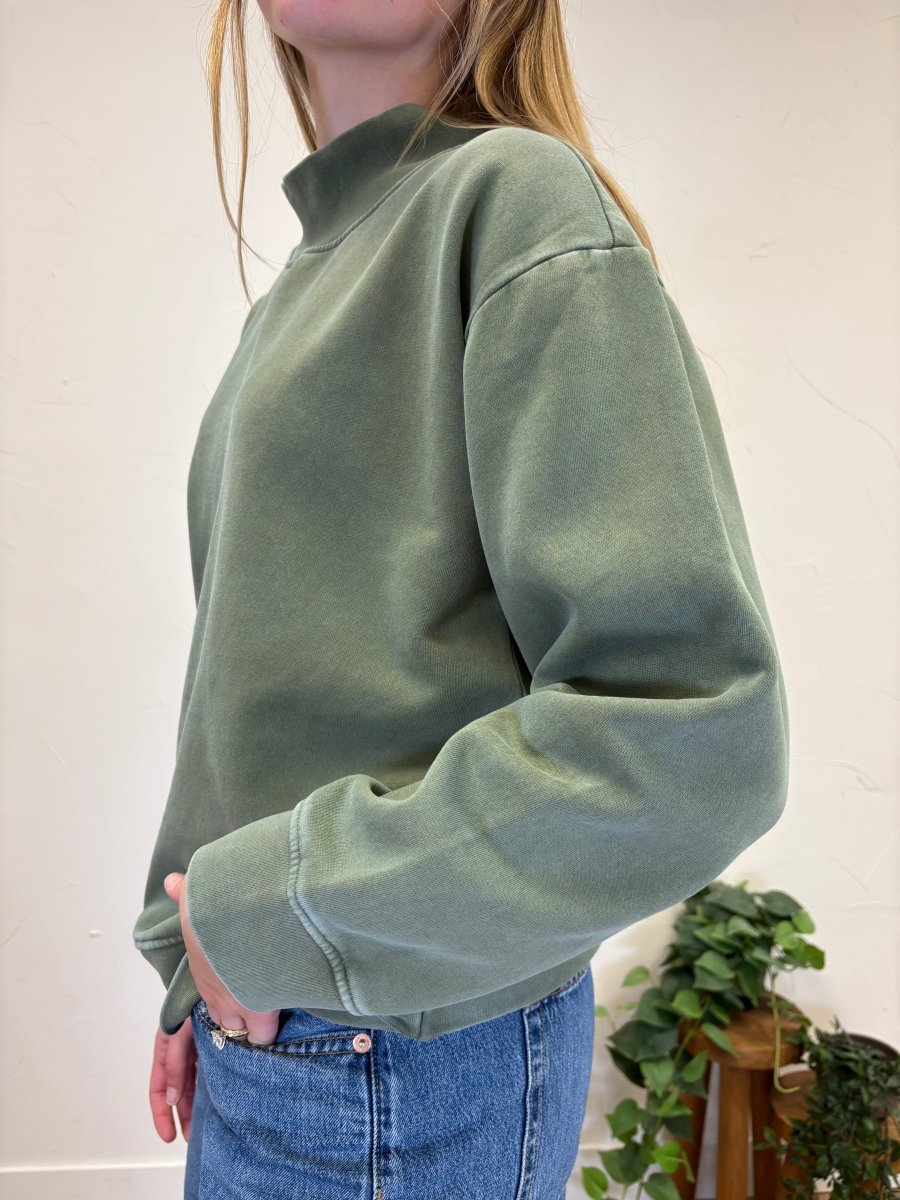 Ashford Mock neck Sweatshirt - Three:Twelve Boutique - Thread & Supply