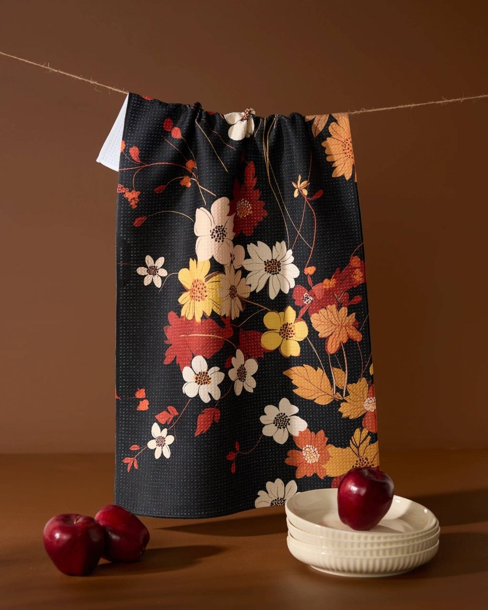 Autumn Whispers Tea Towel - Three:Twelve Boutique - Geometry