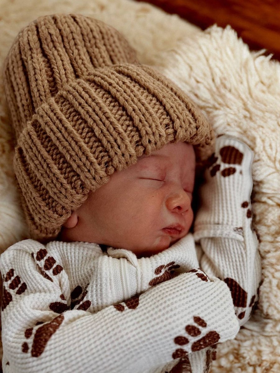 Baby's First Hat®, Chunky Knit Tawny - Three:Twelve Boutique - SpearmintLOVE