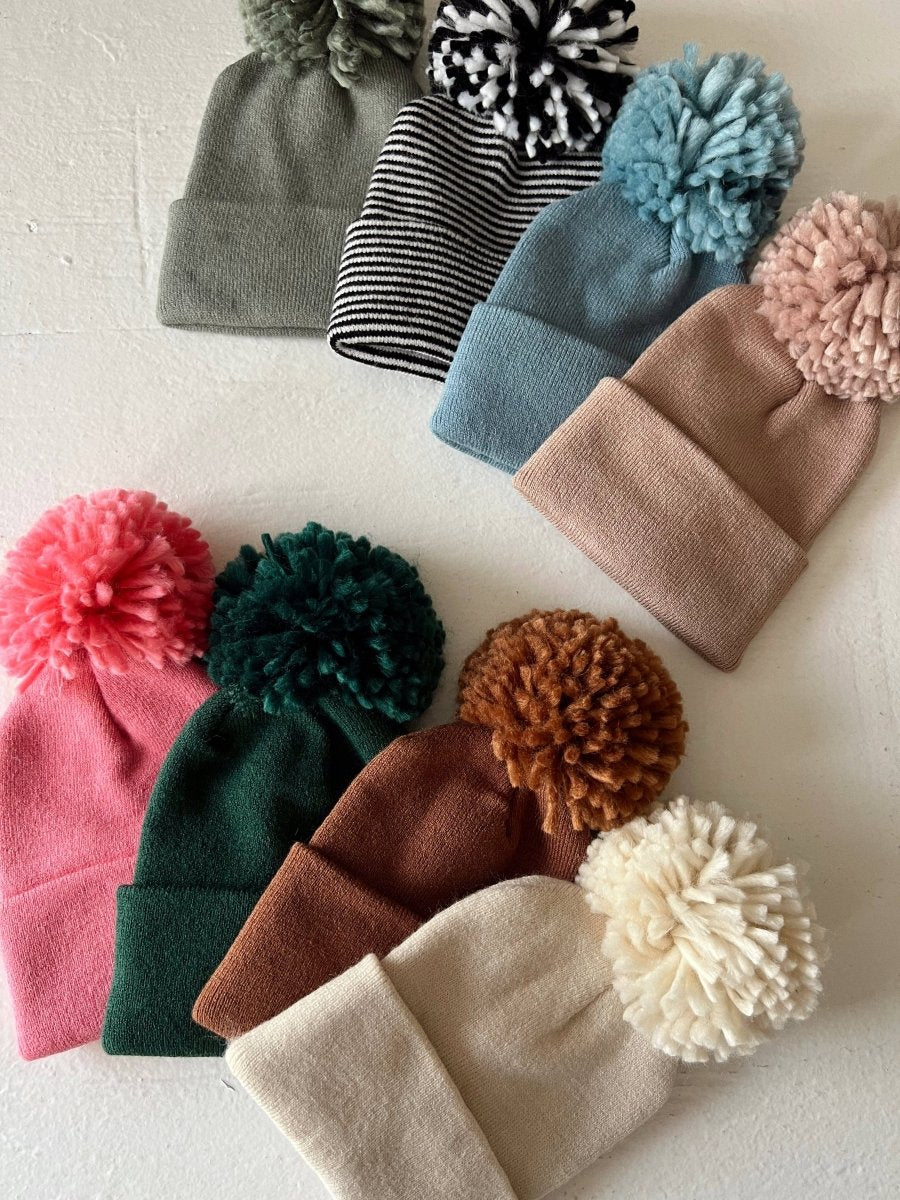Baby's First Hat®, Tan Pom - Three:Twelve Boutique - SpearmintLOVE