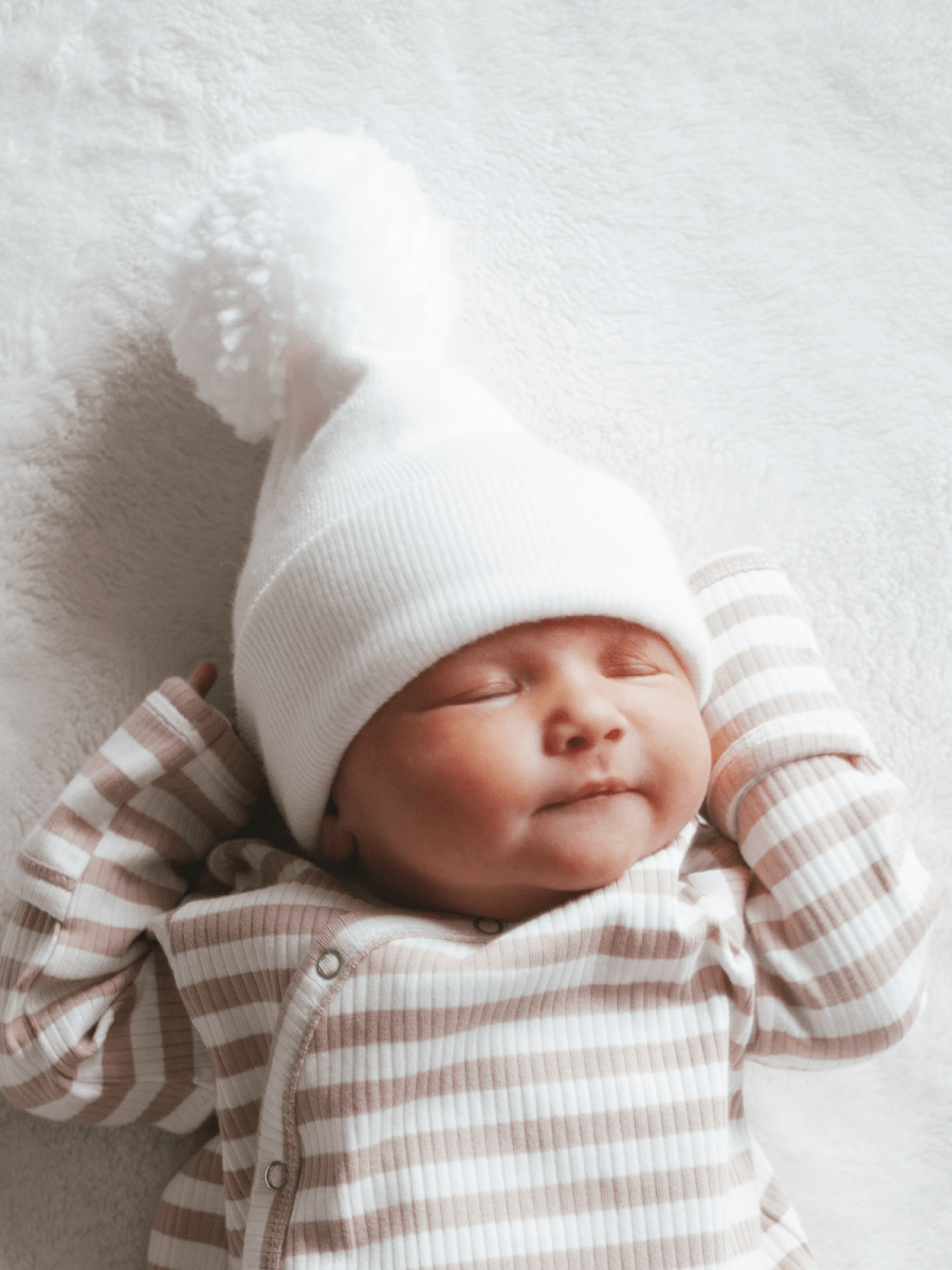 Baby's First Hat®, Warm White Pom - Three:Twelve Boutique - SpearmintLOVE