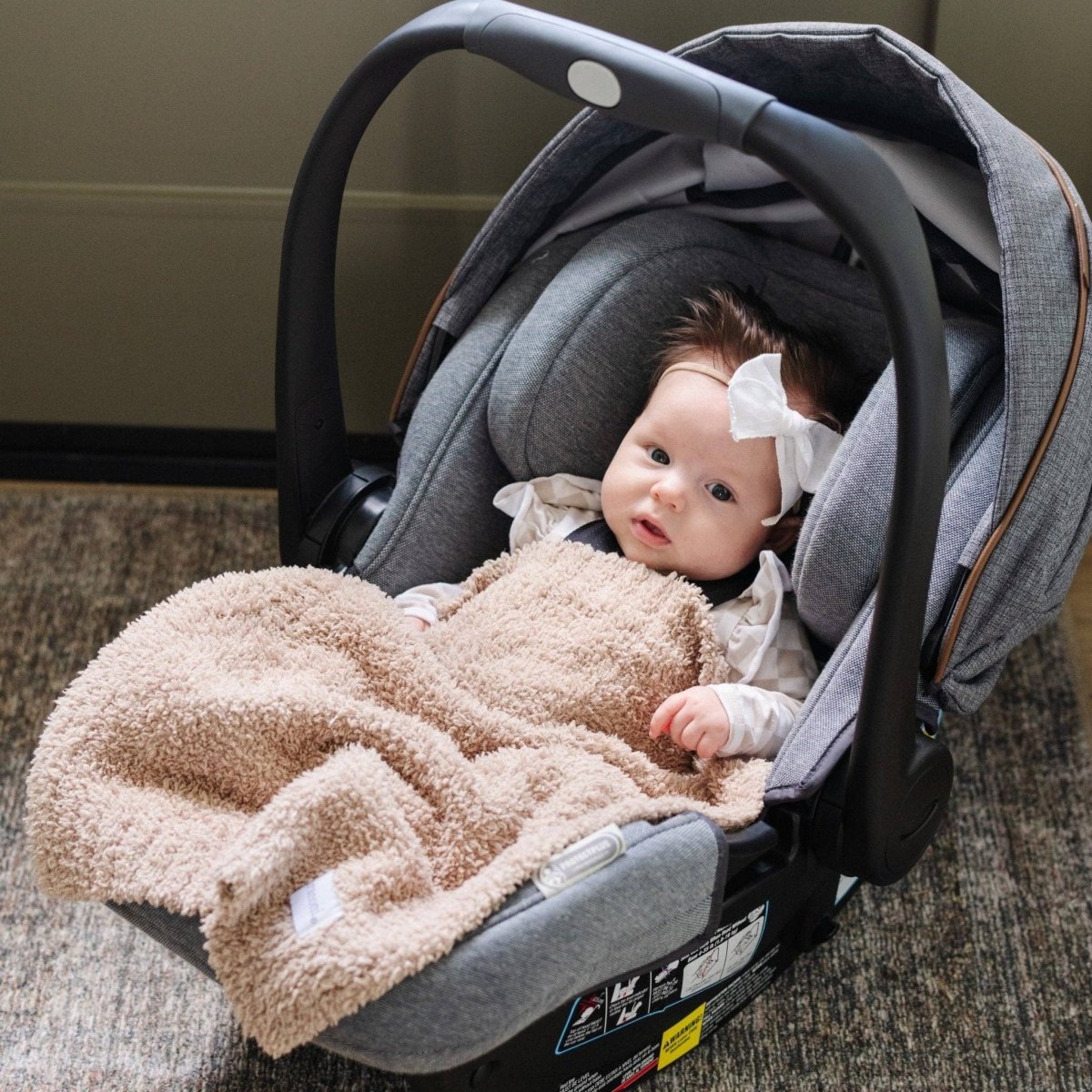 BAMBONI® MINI BLANKETS: Gray - Three:Twelve Boutique - Saranoni