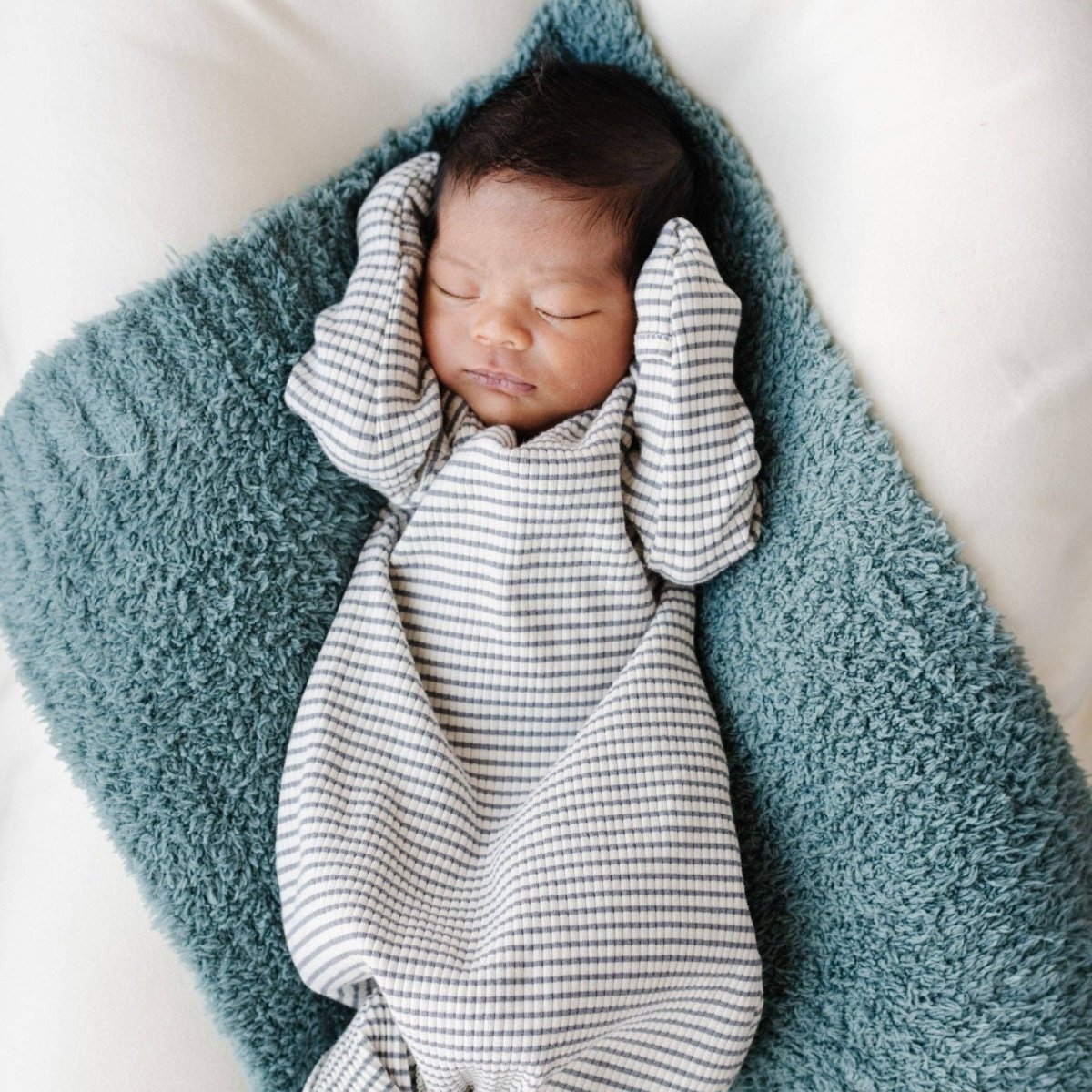 BAMBONI® MINI BLANKETS: Gray - Three:Twelve Boutique - Saranoni