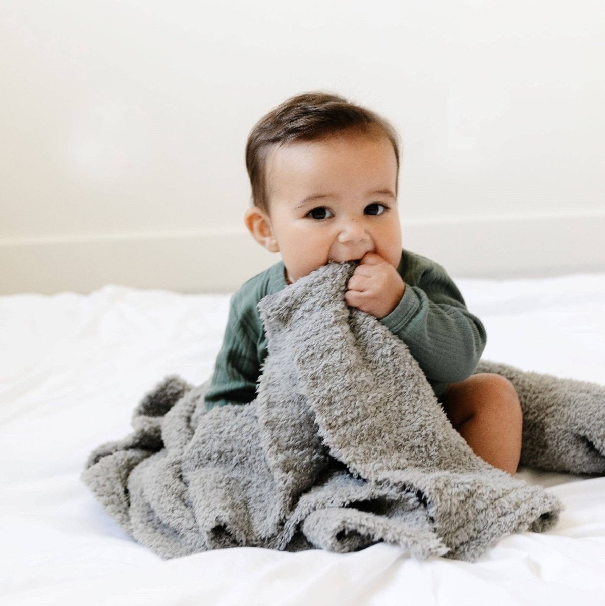 BAMBONI® MINI BLANKETS: Gray - Three:Twelve Boutique - Saranoni