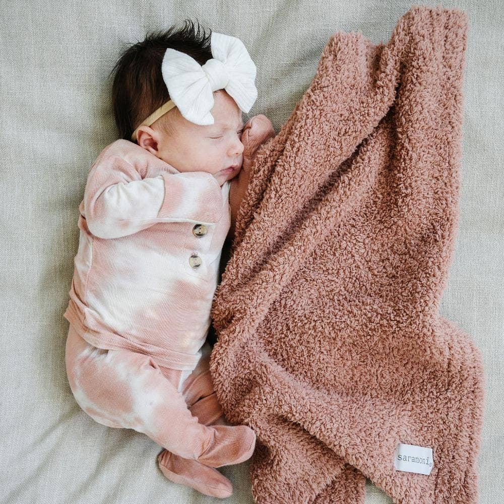 BAMBONI® MINI BLANKETS: Gray - Three:Twelve Boutique - Saranoni