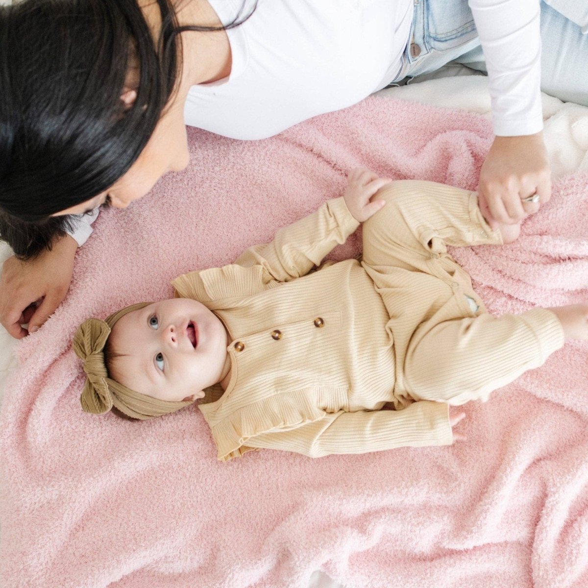 BAMBONI® RECEIVING BLANKETS: Juniper - Three:Twelve Boutique - Saranoni