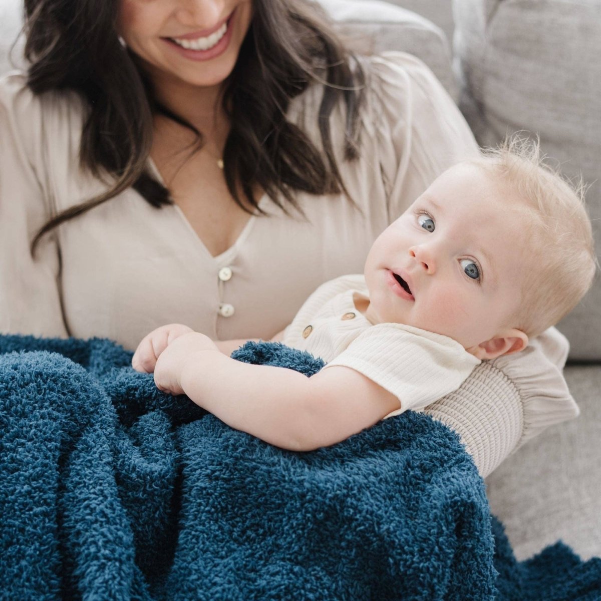 BAMBONI® RECEIVING BLANKETS: Juniper - Three:Twelve Boutique - Saranoni