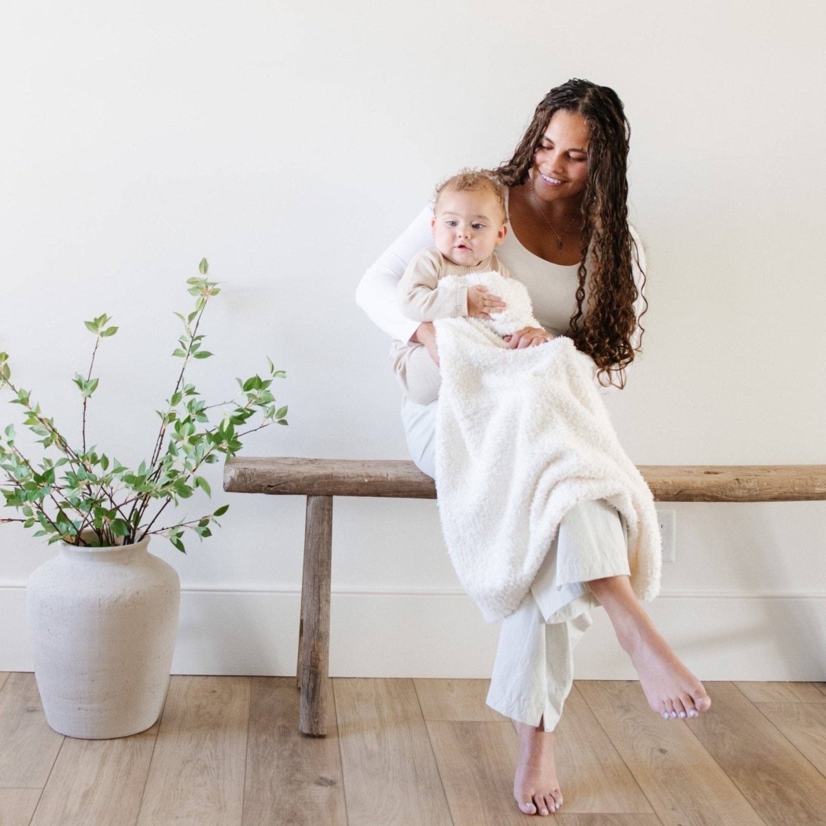 BAMBONI® RECEIVING BLANKETS: Juniper - Three:Twelve Boutique - Saranoni