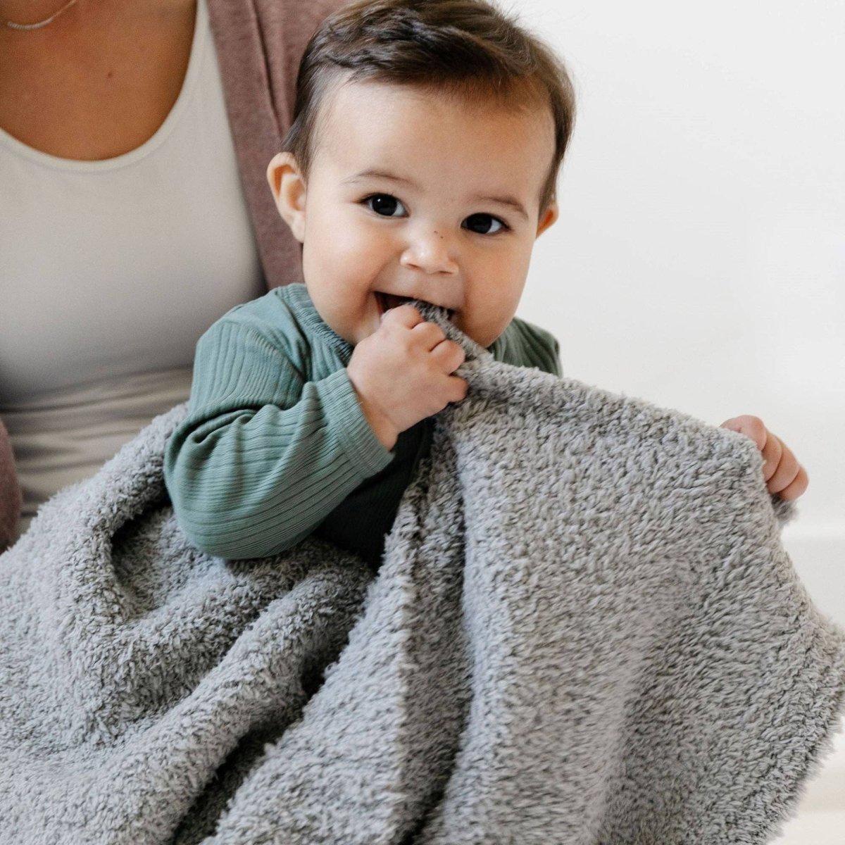 BAMBONI® RECEIVING BLANKETS: Juniper - Three:Twelve Boutique - Saranoni