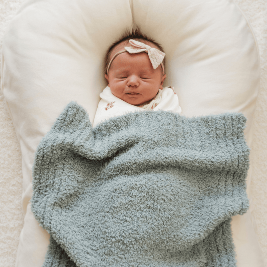 BAMBONI® RECEIVING BLANKETS: Surf - Three:Twelve Boutique - Saranoni