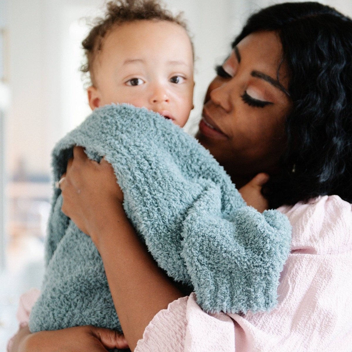 BAMBONI® RECEIVING BLANKETS: Woodrose - Three:Twelve Boutique - Saranoni