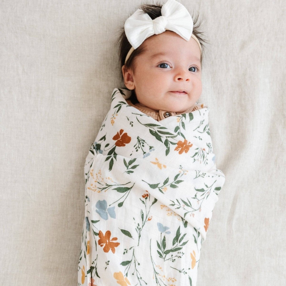 BAMBOO RAYON MUSLIN SWADDLES: The Savannah - Three:Twelve Boutique - Saranoni