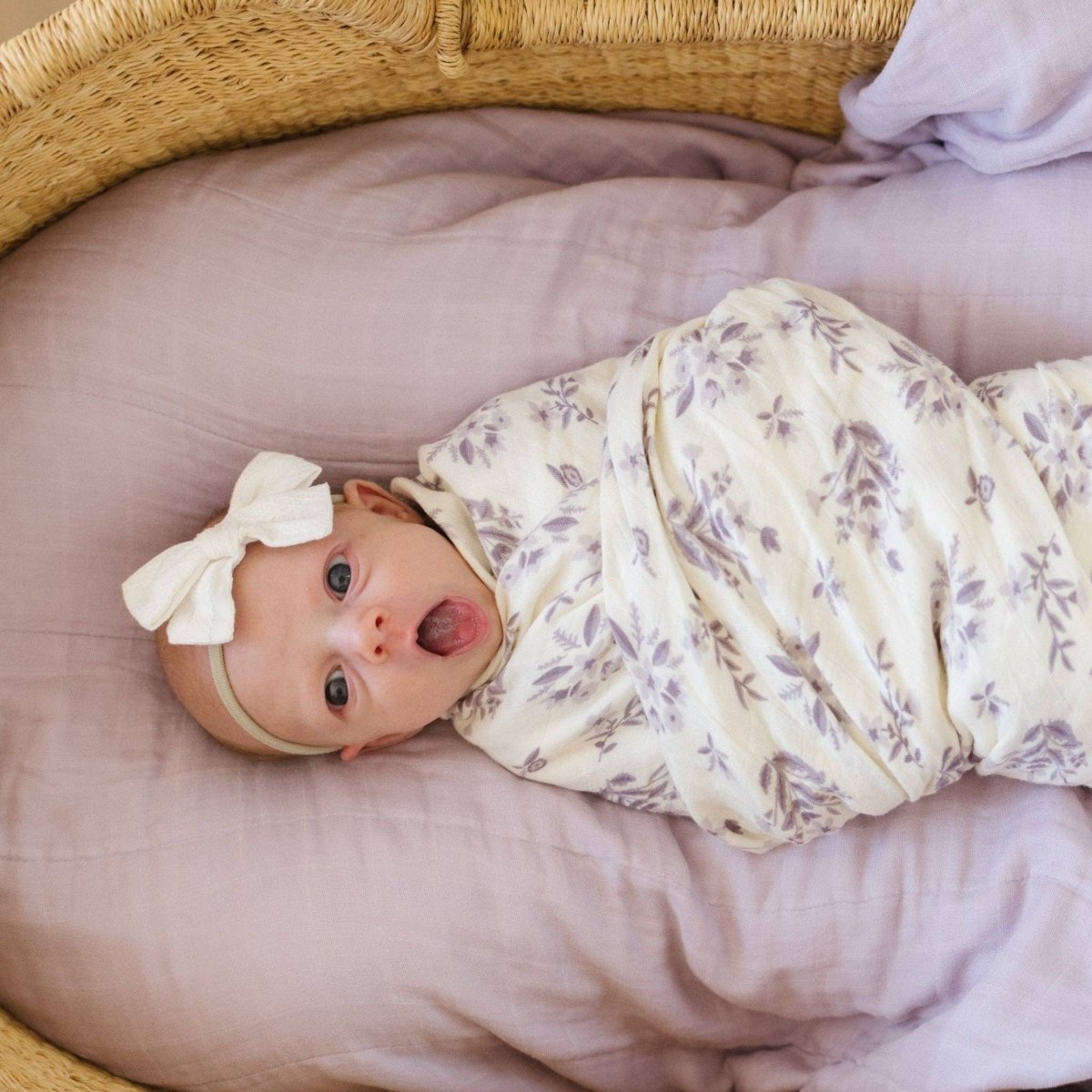 BAMBOO RAYON MUSLIN SWADDLES: The Savannah - Three:Twelve Boutique - Saranoni