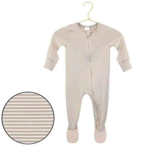 Banks Zipper Footie - Three:Twelve Boutique - Lou Lou & Company